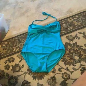SABBIA one-piece swimsuit. Turquoise size (12) looks great nice colors. Box 500